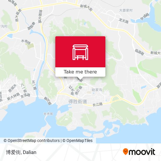 博爱街 map
