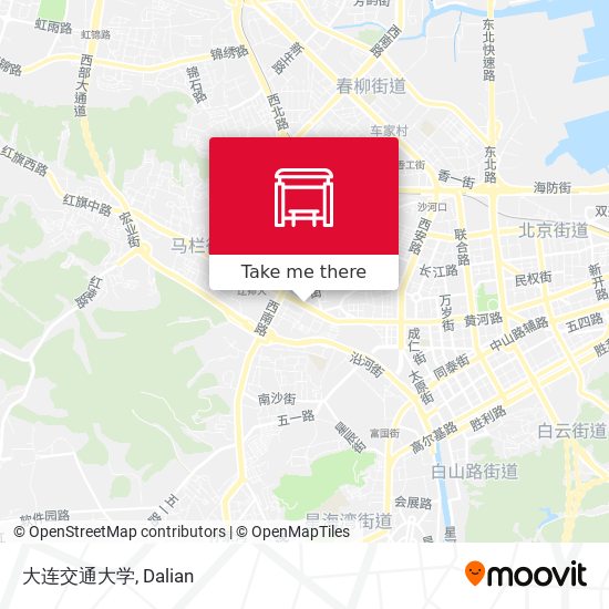 大连交通大学 map