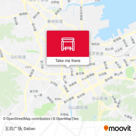 五四广场 map