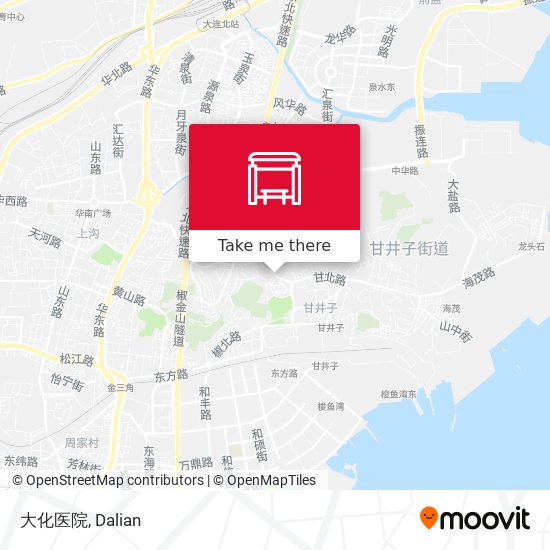 大化医院 map