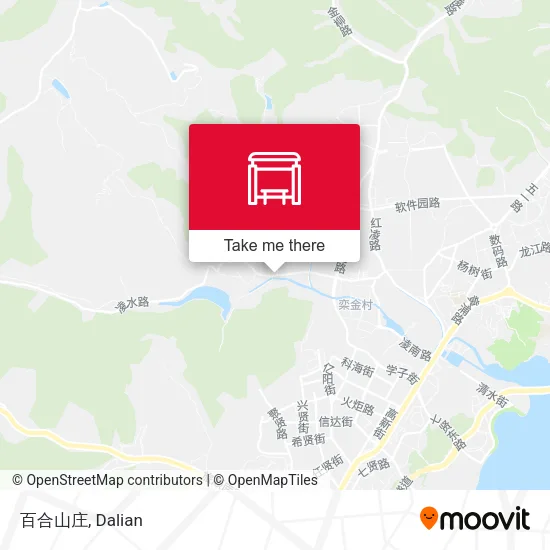 百合山庄 map