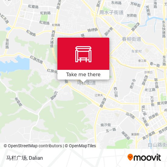 马栏广场 map