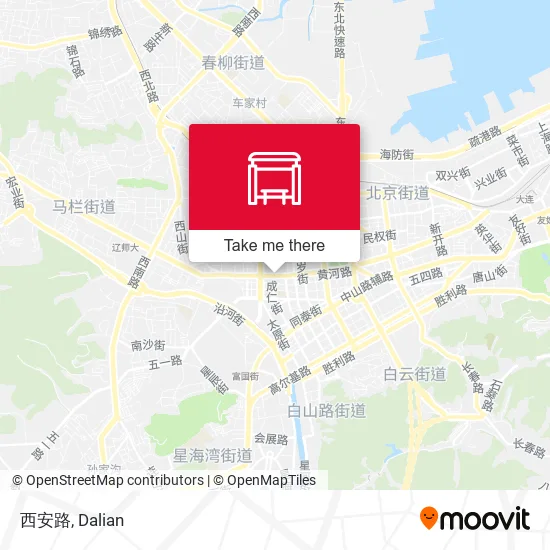 西安路 map
