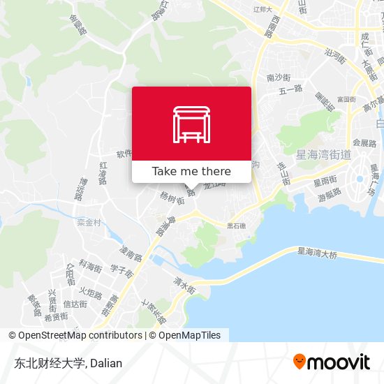 东北财经大学 map