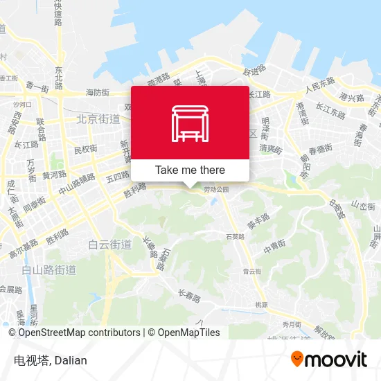 电视塔 map