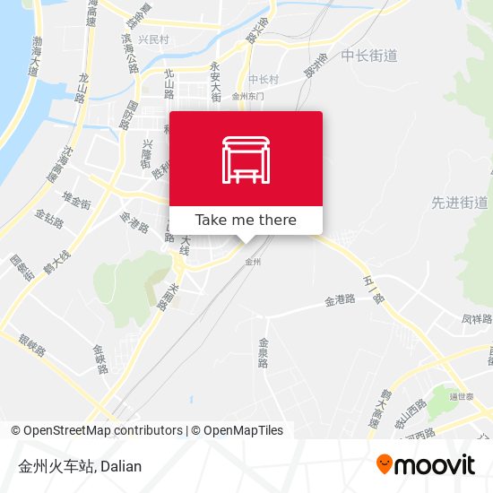 金州火车站 map