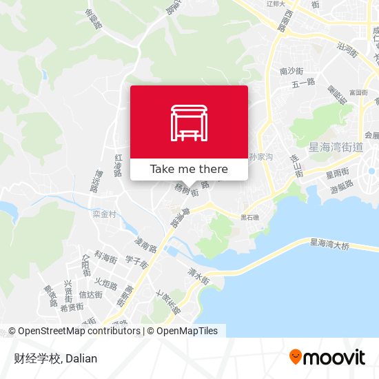 财经学校 map