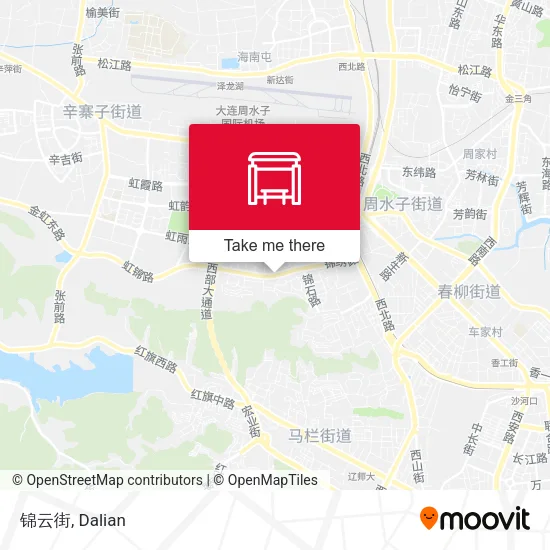 锦云街 map