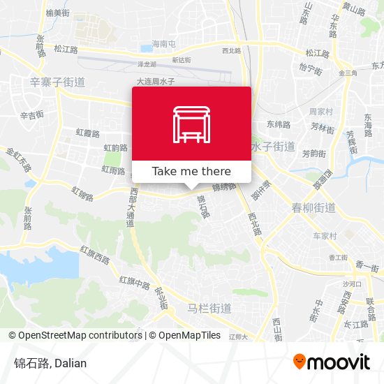 锦石路 map
