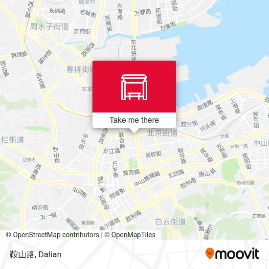 鞍山路 map