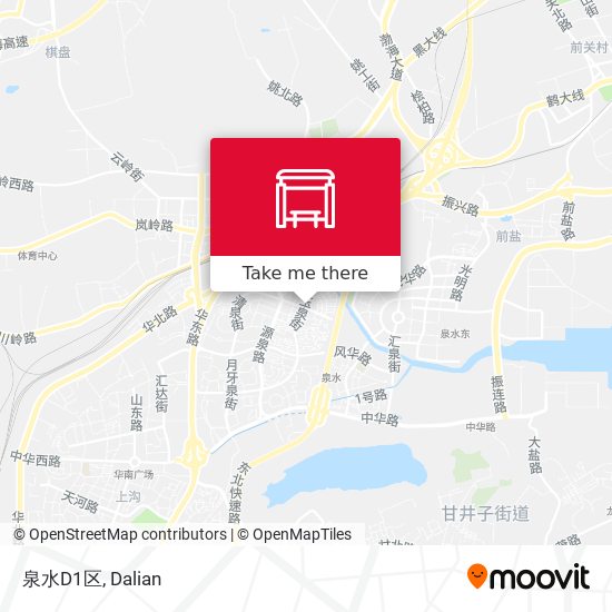 泉水D1区 map