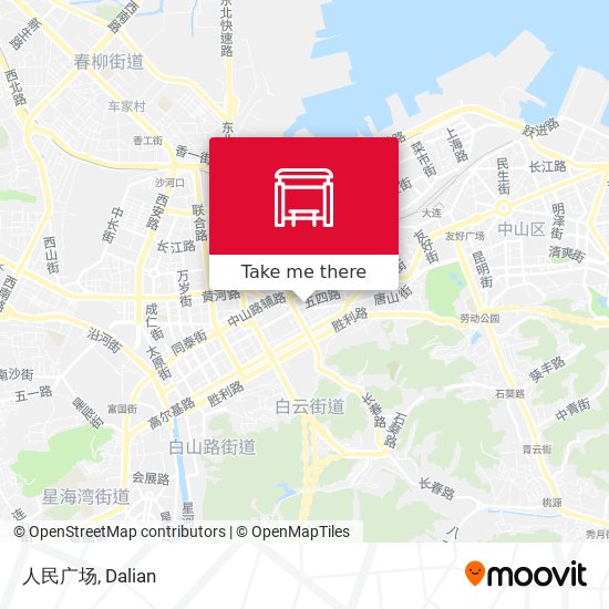 人民广场 map