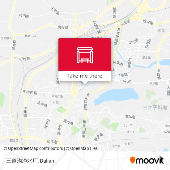 三道沟净水厂 map