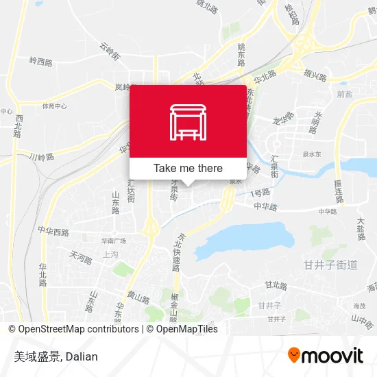 美域盛景 map