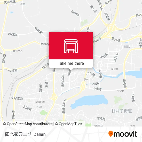 阳光家园二期 map