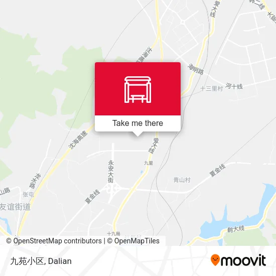 九苑小区 map