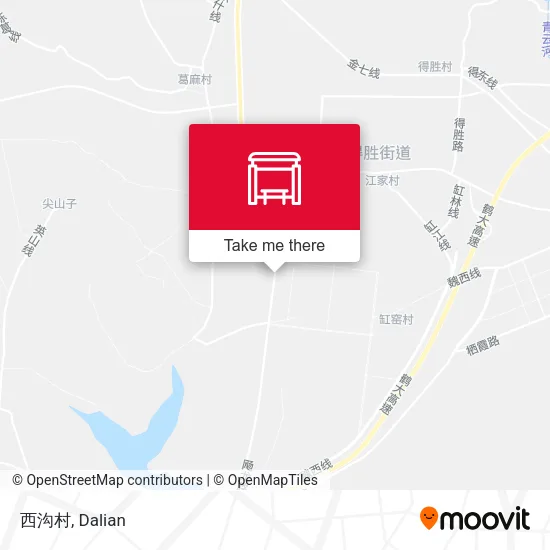西沟村 map