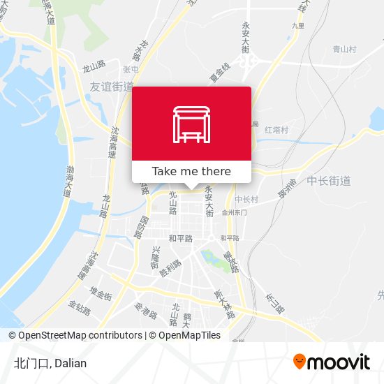 北门口 map