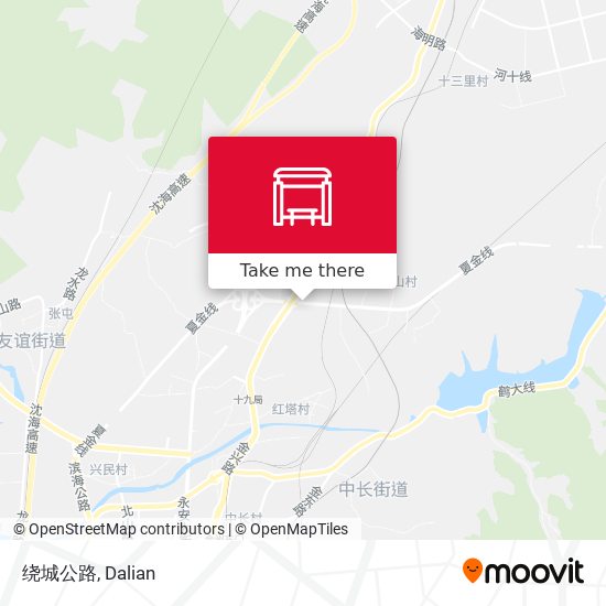 绕城公路 map
