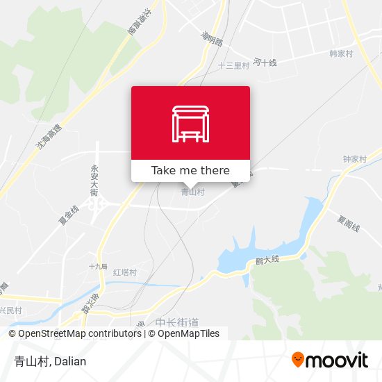 青山村 map