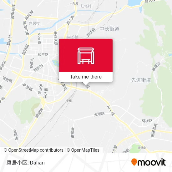 康居小区 map