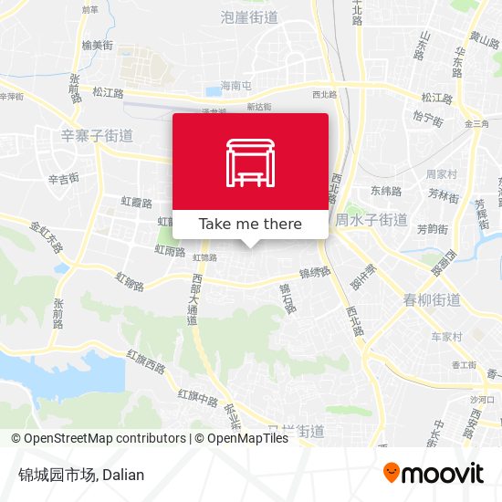锦城园市场 map