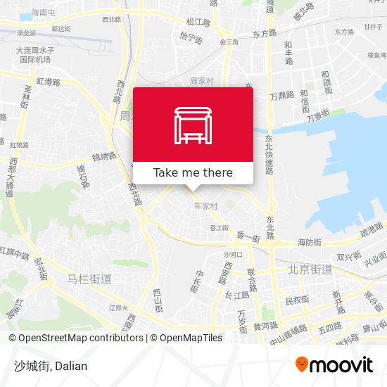 沙城街 map