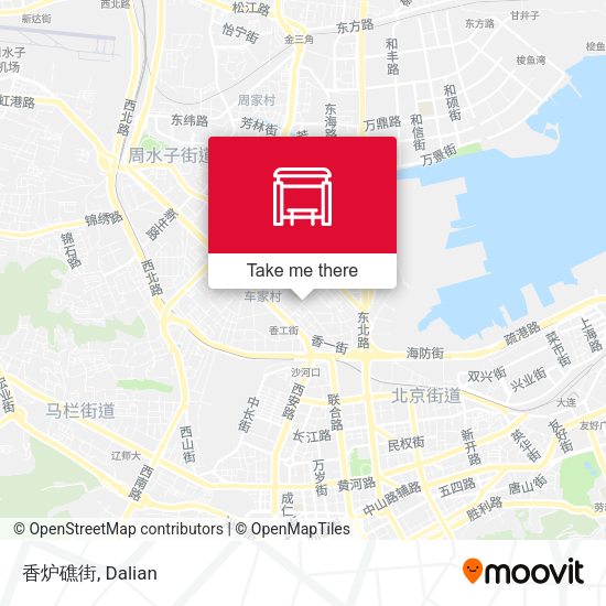 香炉礁街 map