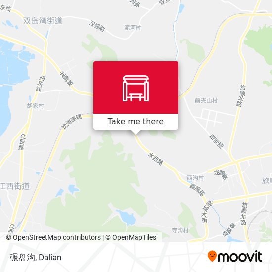 碾盘沟 map