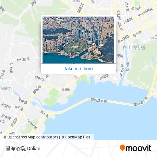 星海浴场 map