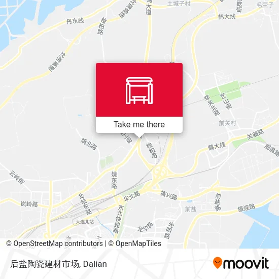 后盐陶瓷建材市场 map