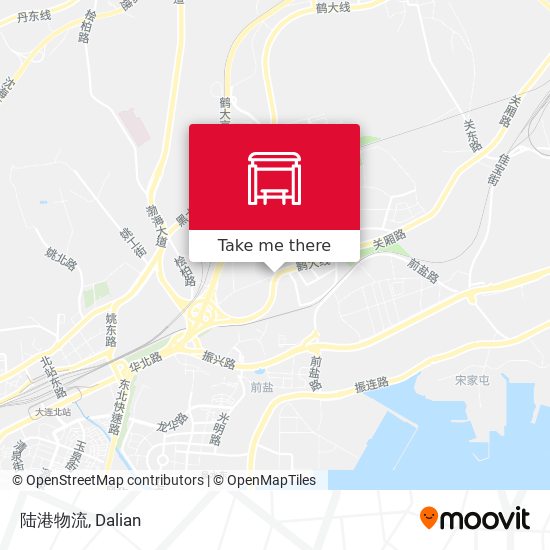 陆港物流 map