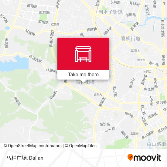 马栏广场 map