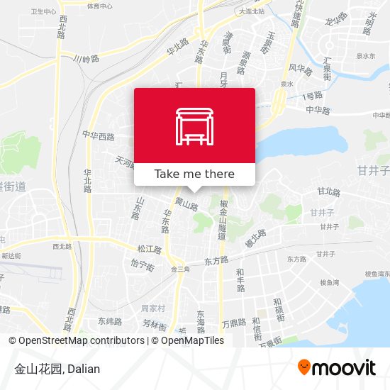 金山花园 map
