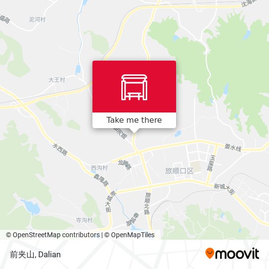 前夹山 map