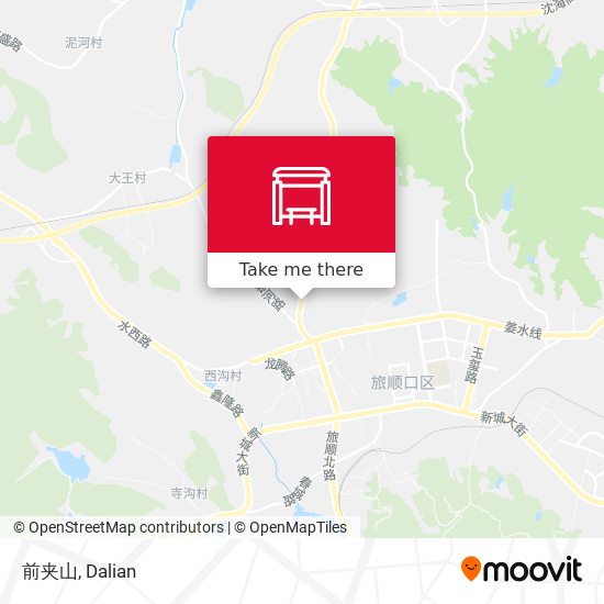 前夹山 map