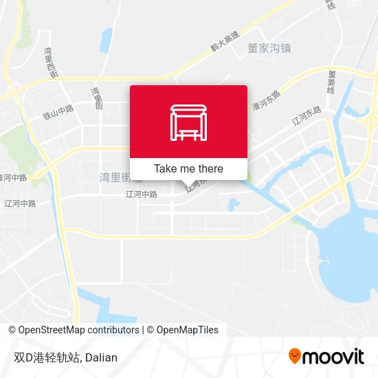 双D港轻轨站 map