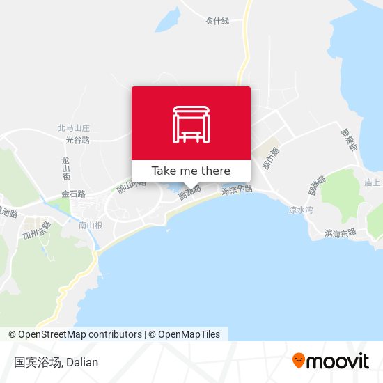 国宾浴场 map