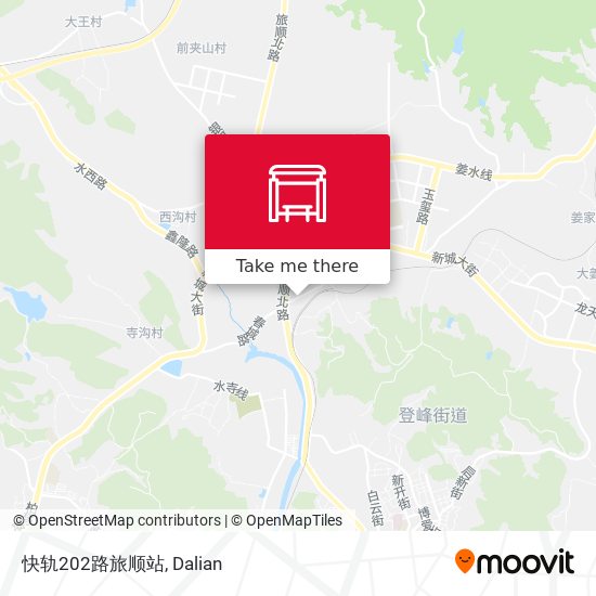 快轨202路旅顺站 map