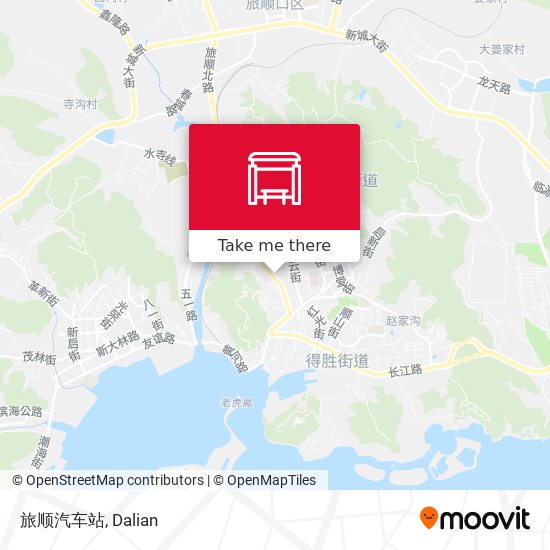 旅顺汽车站 map