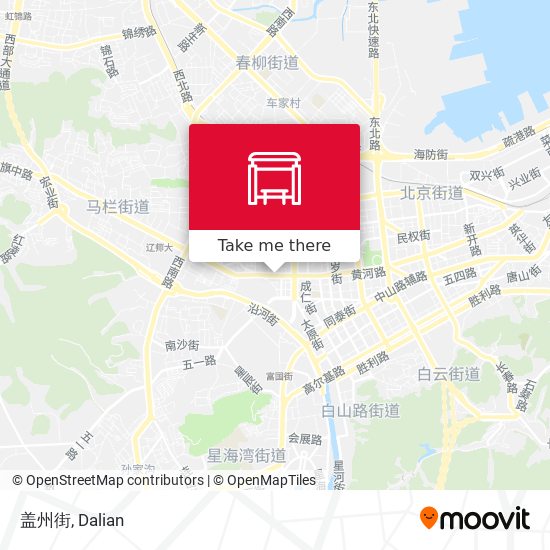 盖州街 map