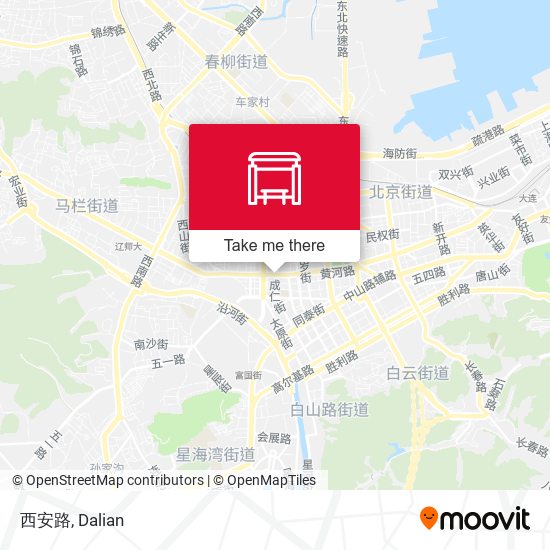 西安路 map