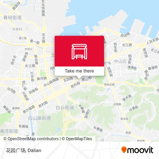 花园广场 map
