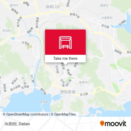 向阳街 map
