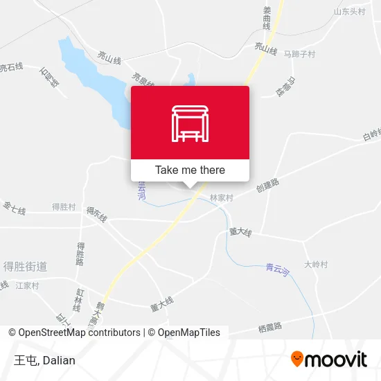 王屯 map