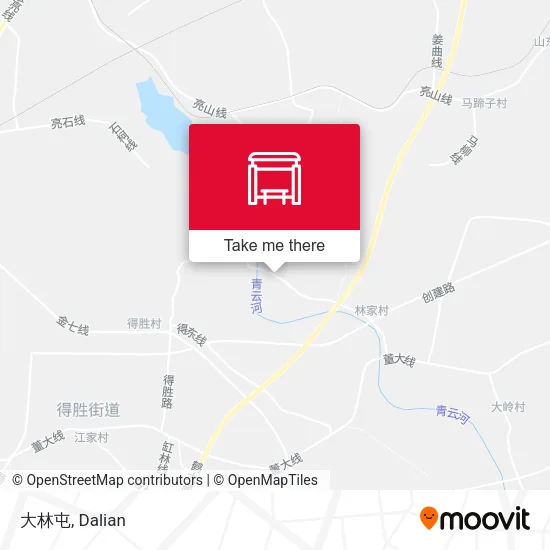 大林屯 map