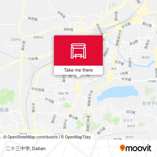 二十三中学 map