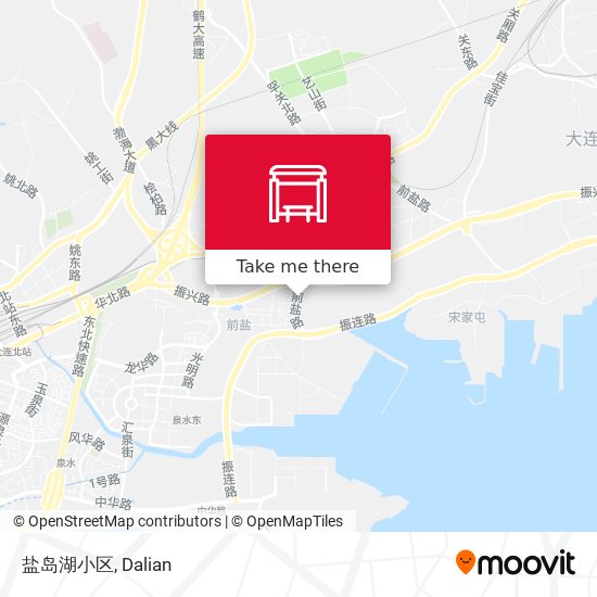 盐岛湖小区 map