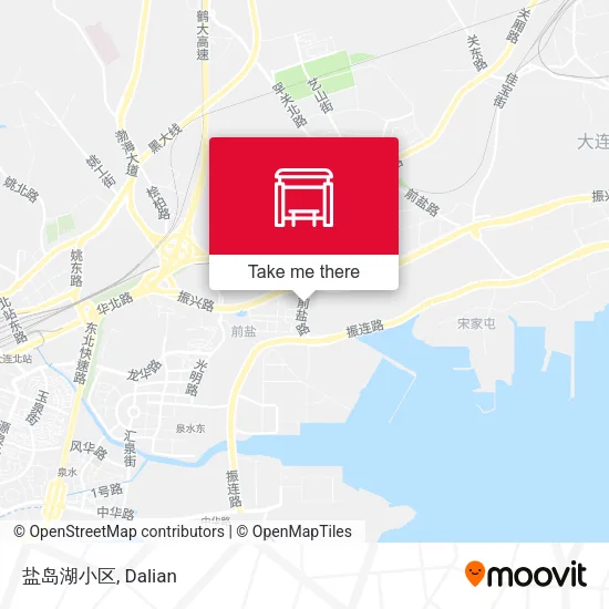 盐岛湖小区 map