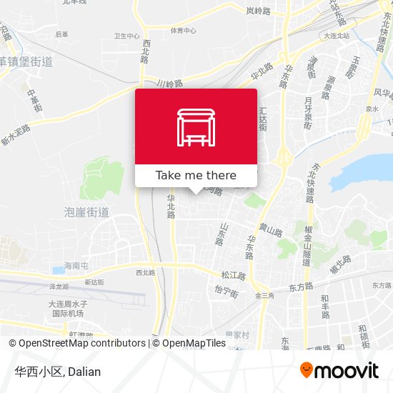 华西小区 map